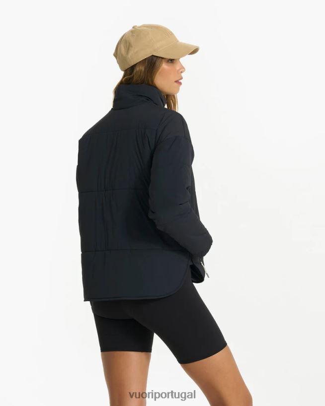 preto jaqueta isolada canyon mulheres Vuori 68NJ8J152 roupas