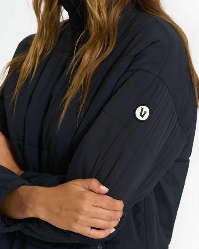 preto jaqueta isolada canyon mulheres Vuori 68NJ8J152 roupas