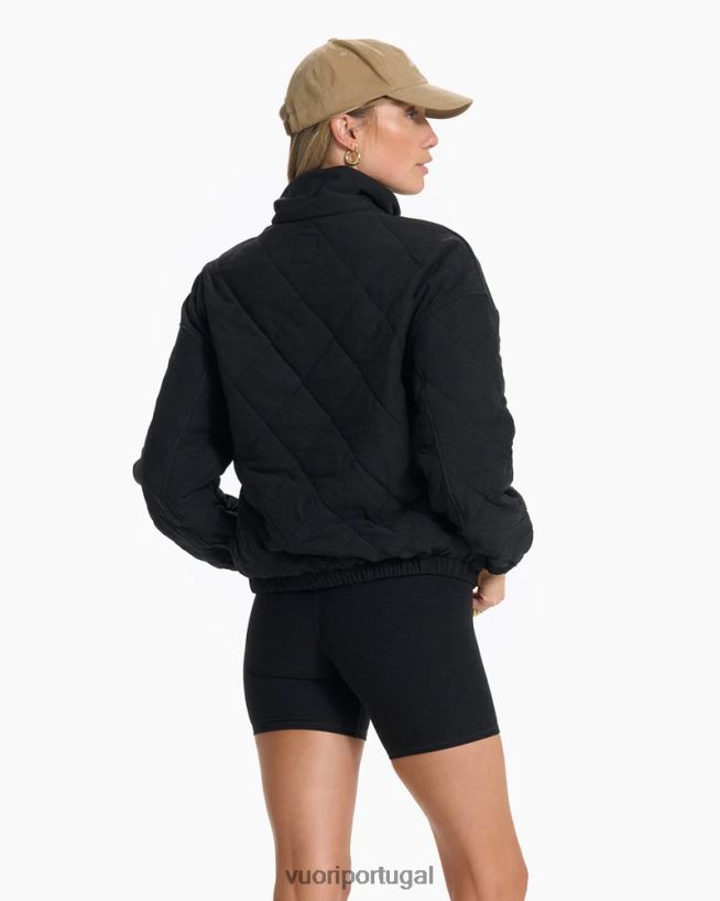 urze preta jaqueta com isolamento halo mulheres Vuori 68NJ8J155 roupas