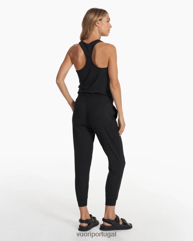 preto macacão luxuoso mulheres Vuori 68NJ8J358 roupas