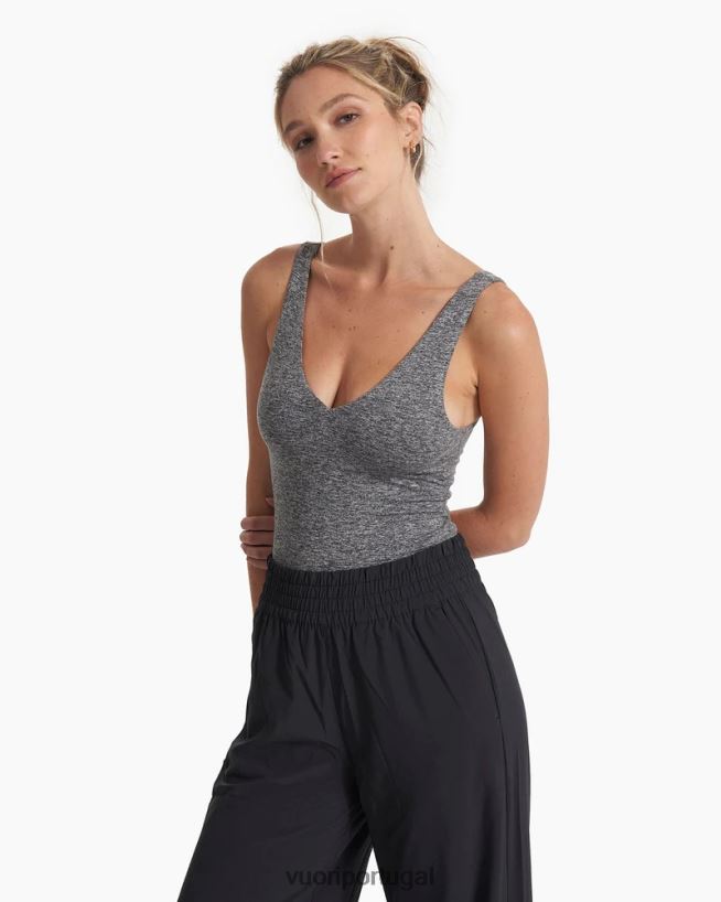 urze cinza body halo mulheres Vuori 68NJ8J106 roupas