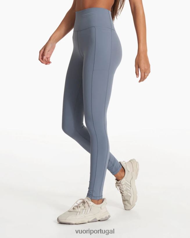 azul claro legging Studio Pocket longa mulheres Vuori 68NJ8J255 roupas