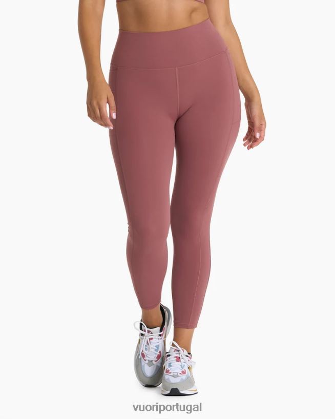 pau-rosa legging de estúdio mulheres Vuori 68NJ8J274 roupas