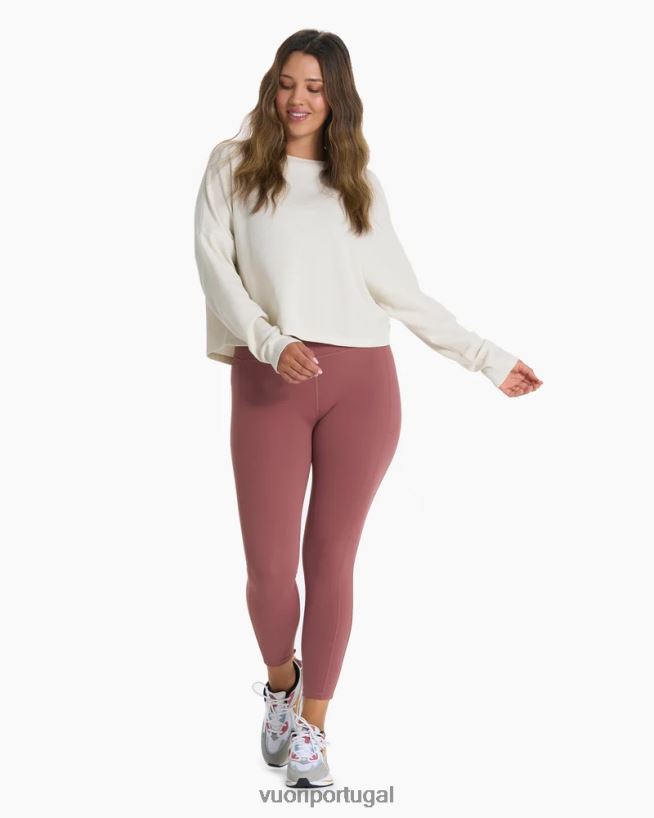 pau-rosa legging de estúdio mulheres Vuori 68NJ8J274 roupas