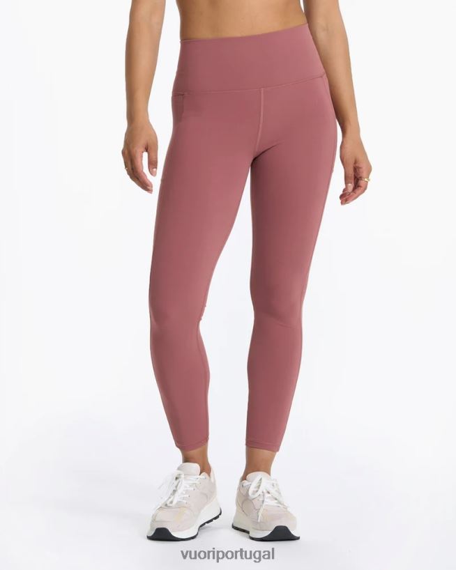 pau-rosa legging de estúdio mulheres Vuori 68NJ8J274 roupas