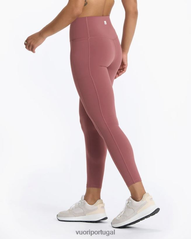 pau-rosa legging de estúdio mulheres Vuori 68NJ8J274 roupas