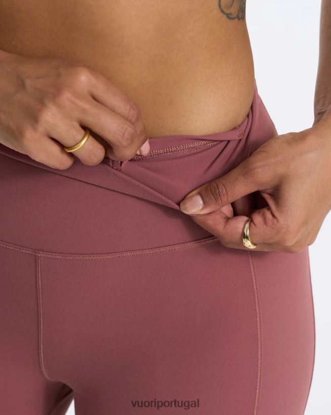pau-rosa legging de estúdio mulheres Vuori 68NJ8J274 roupas