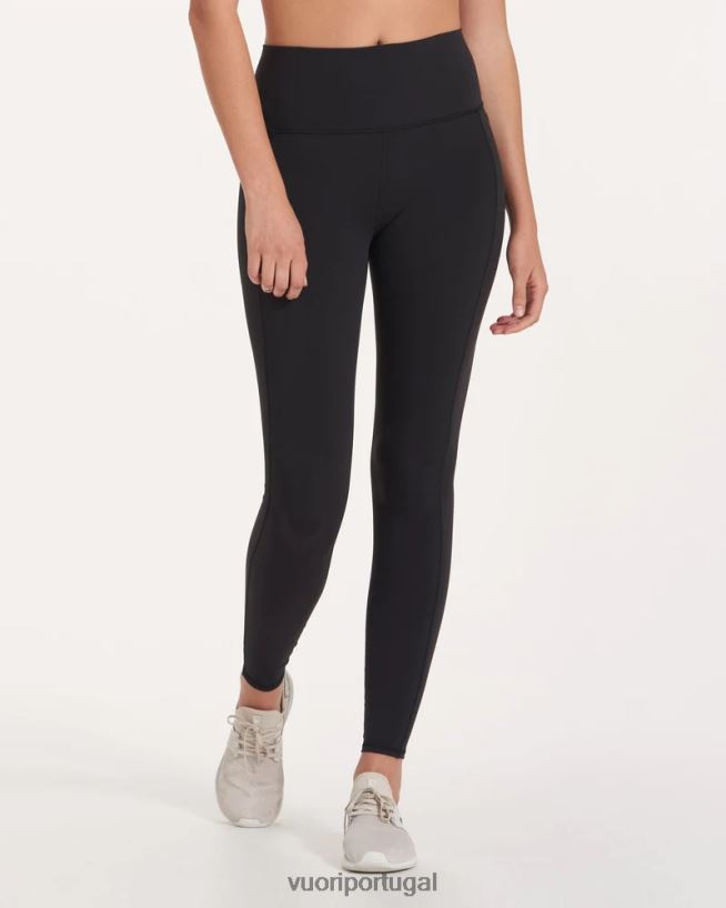 preto legging Studio Pocket longa mulheres Vuori 68NJ8J254 roupas