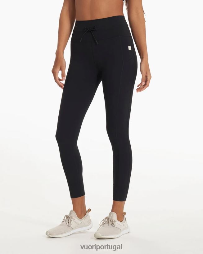 preto legging de bolso diária mulheres Vuori 68NJ8J237 roupas