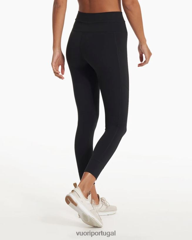 preto legging de bolso diária mulheres Vuori 68NJ8J237 roupas