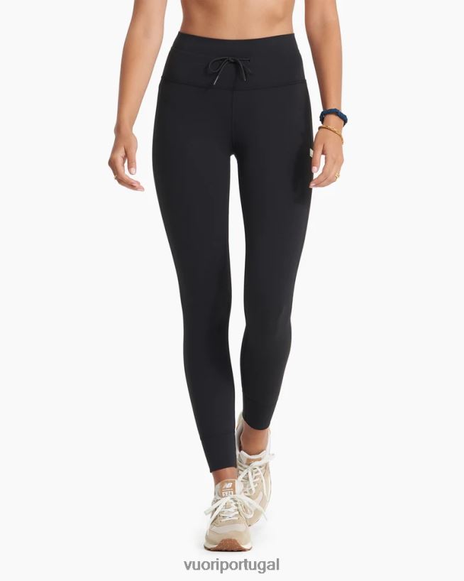 preto legging diária mulheres Vuori 68NJ8J243 roupas