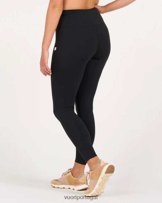 preto legging diária mulheres Vuori 68NJ8J243 roupas
