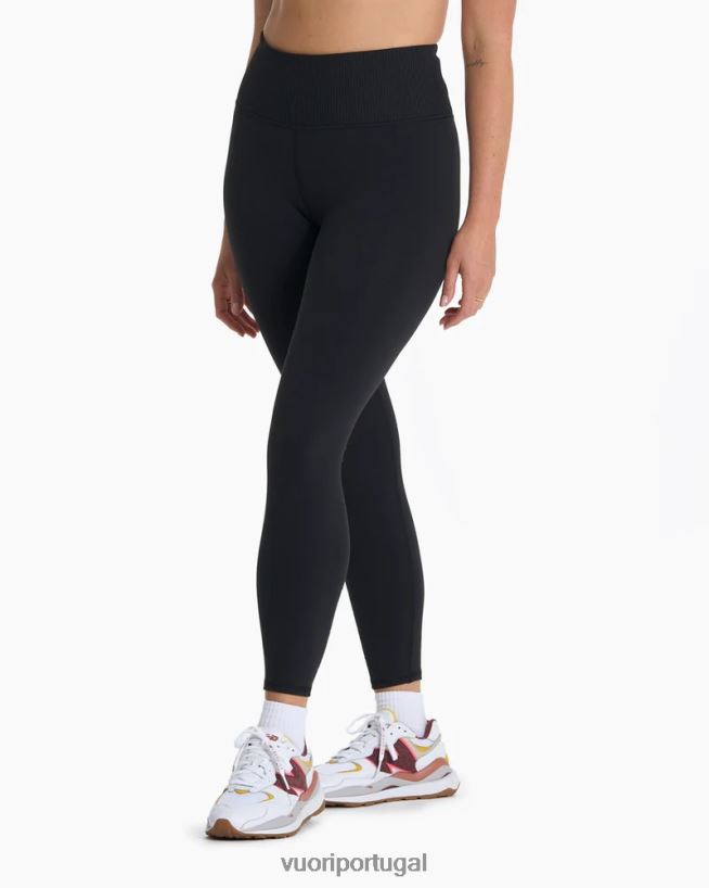 preto legging estúdio costela mulheres Vuori 68NJ8J262 roupas