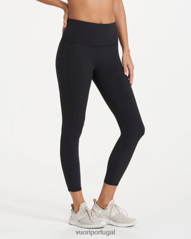 preto legging studio pocket-short mulheres Vuori 68NJ8J252 roupas