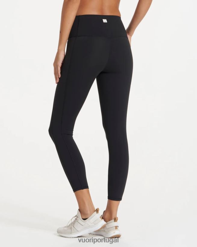 preto legging studio pocket-short mulheres Vuori 68NJ8J252 roupas