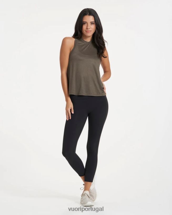 preto legging studio pocket-short mulheres Vuori 68NJ8J252 roupas