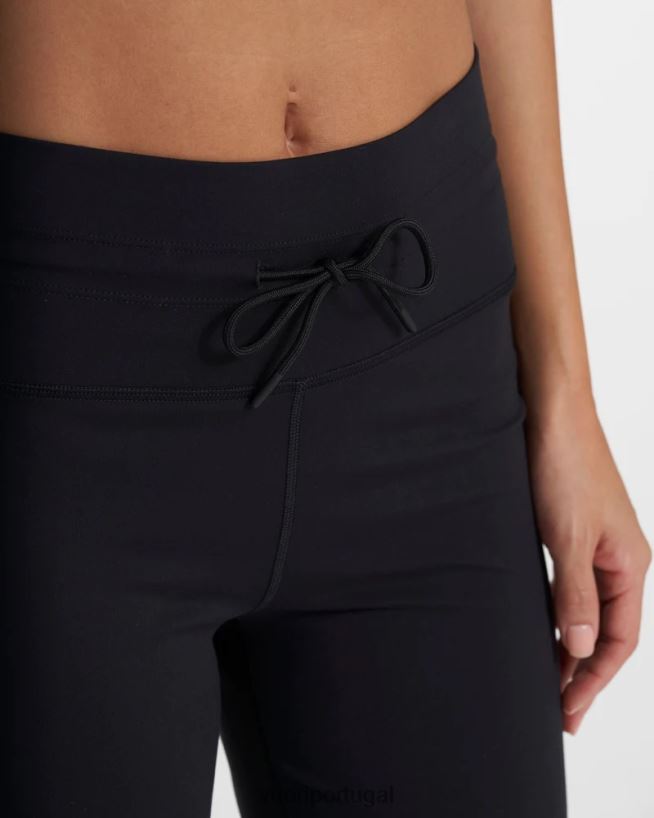 preto perna larga diária mulheres Vuori 68NJ8J266 roupas