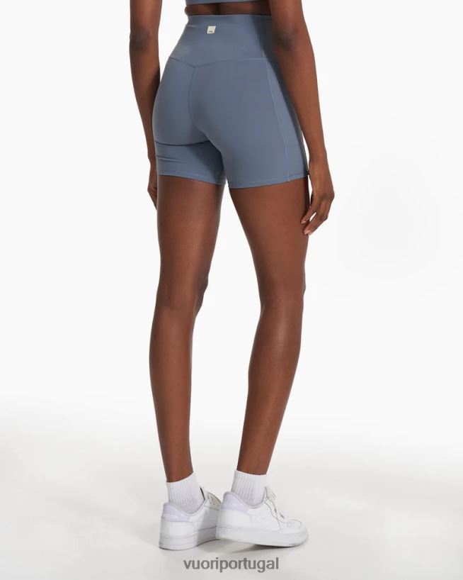 azul claro short de bolso de estúdio mulheres Vuori 68NJ8J210 roupas
