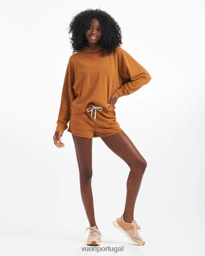 cúrcuma short ensolarado mulheres Vuori 68NJ8J227 roupas