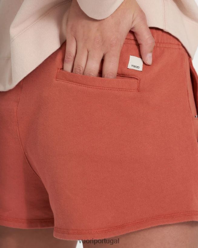 canela short ensolarado mulheres Vuori 68NJ8J226 roupas