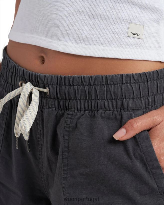 carvão short vintage ripstop mulheres Vuori 68NJ8J213 roupas