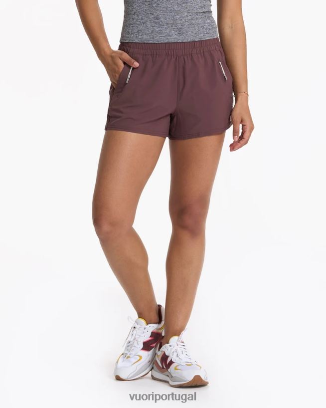 castanha traço curto mulheres Vuori 68NJ8J204 roupas