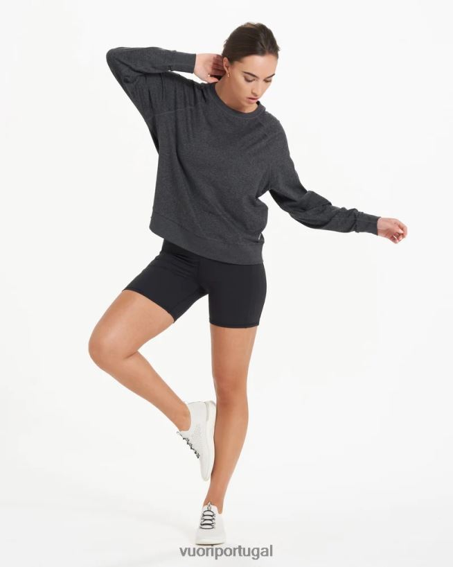 preto short de bolso de estúdio mulheres Vuori 68NJ8J209 roupas