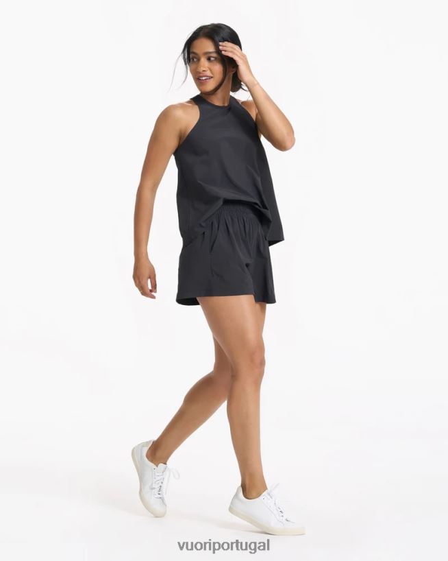 preto vila curta mulheres Vuori 68NJ8J178 roupas