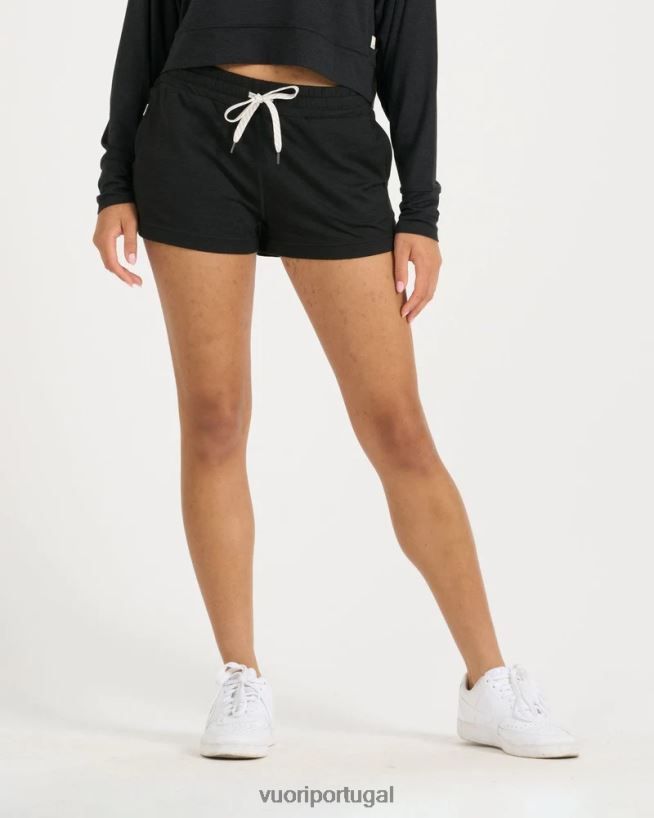 urze preta halo desempenho curto mulheres Vuori 68NJ8J193 roupas