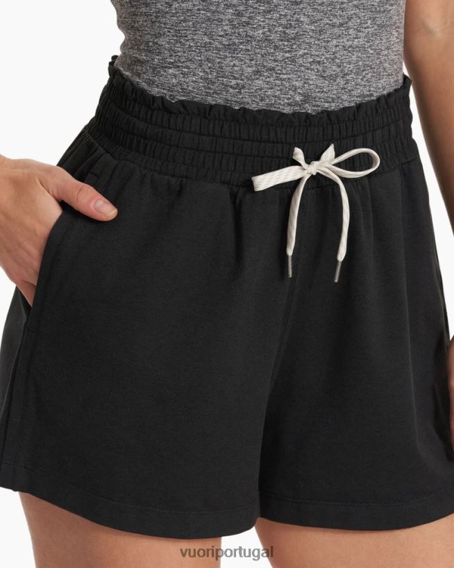 urze preta halo quadrado curto mulheres Vuori 68NJ8J175 roupas