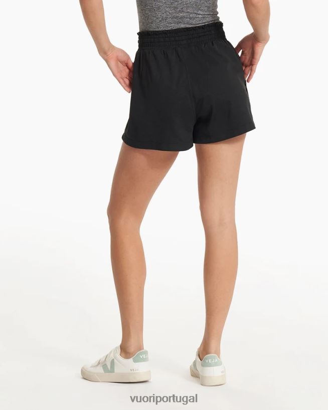 urze preta halo quadrado curto mulheres Vuori 68NJ8J175 roupas