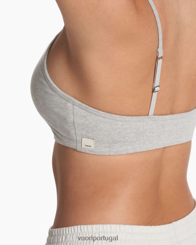 urze cinza claro sutiã essencial halo mulheres Vuori 68NJ8J2 roupas