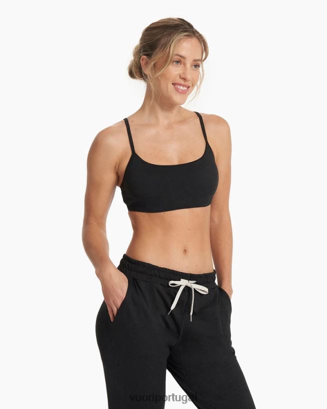 urze preta sutiã essencial halo mulheres Vuori 68NJ8J1 roupas