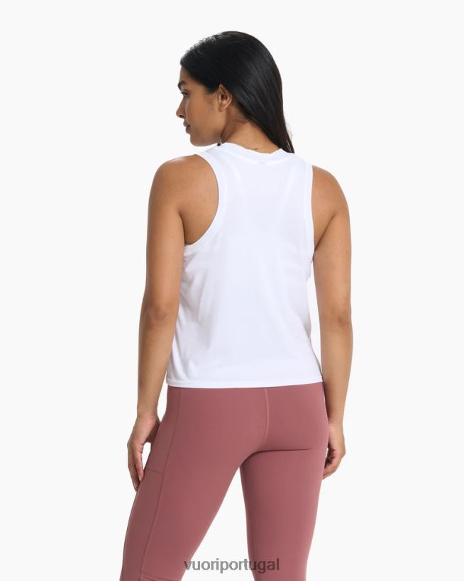 branco topo de energia mulheres Vuori 68NJ8J46 roupas
