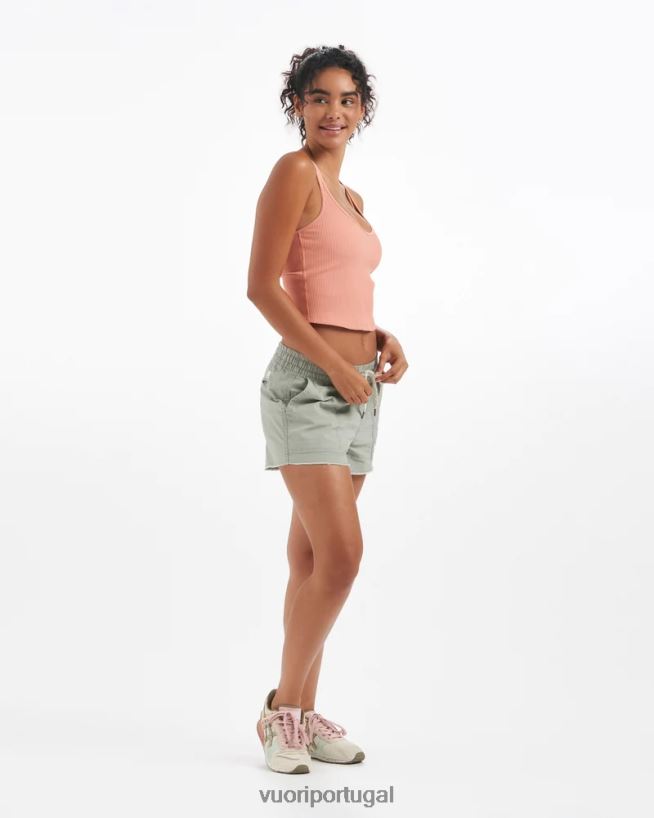 canela clara tanque de colheita de costela mulheres Vuori 68NJ8J74 roupas