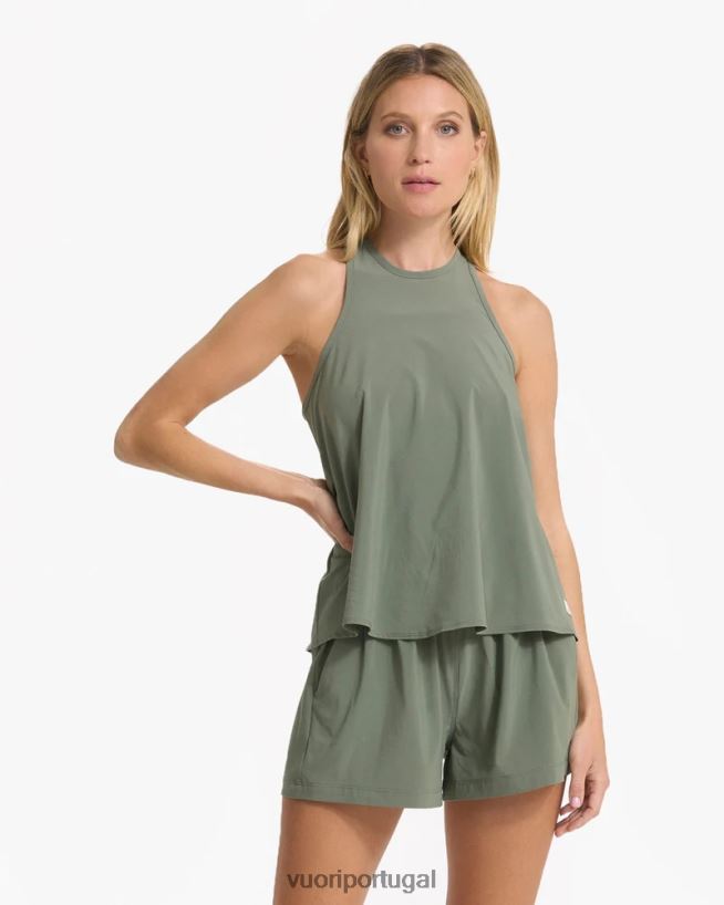 pistache tanque de vila mulheres Vuori 68NJ8J31 roupas
