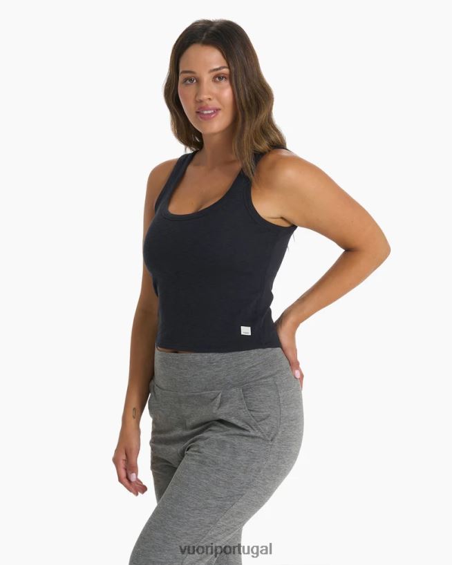 preto tanque de colheita do nascer do sol mulheres Vuori 68NJ8J53 roupas