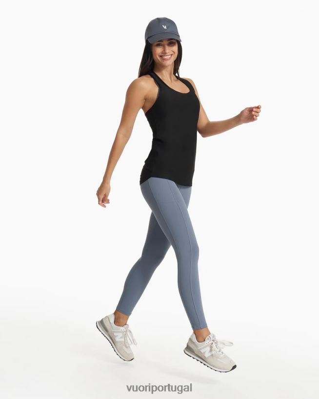 preto tanque de desempenho lux mulheres Vuori 68NJ8J56 roupas