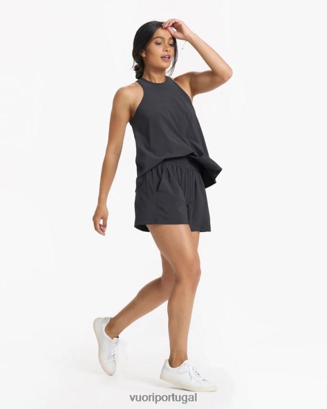 preto tanque de vila mulheres Vuori 68NJ8J30 roupas