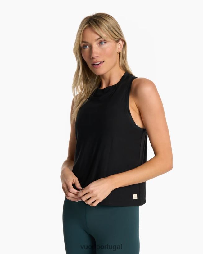 preto topo de energia mulheres Vuori 68NJ8J48 roupas