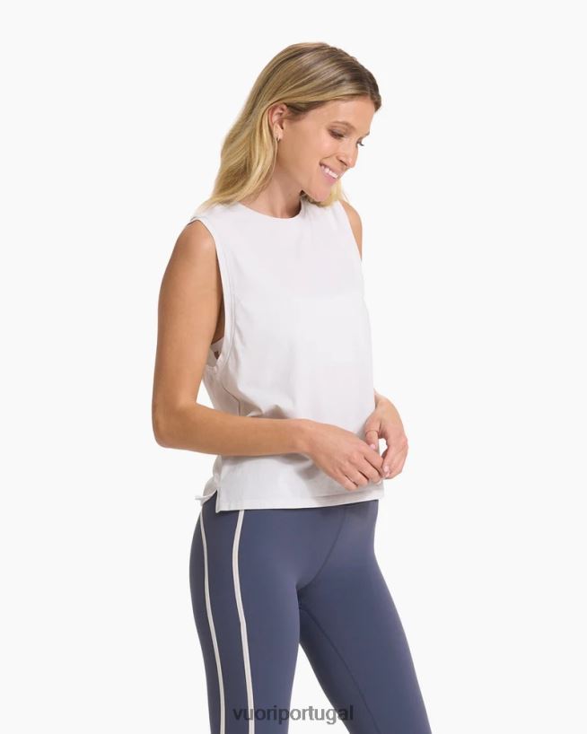 sal tanque de penas mulheres Vuori 68NJ8J59 roupas