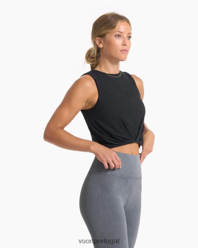 urze preta cove tanque de gola alta mulheres Vuori 68NJ8J43 roupas