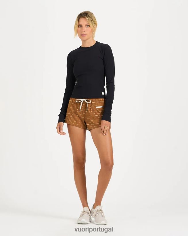 preto camiseta mudra de manga comprida mulheres Vuori 68NJ8J134 roupas