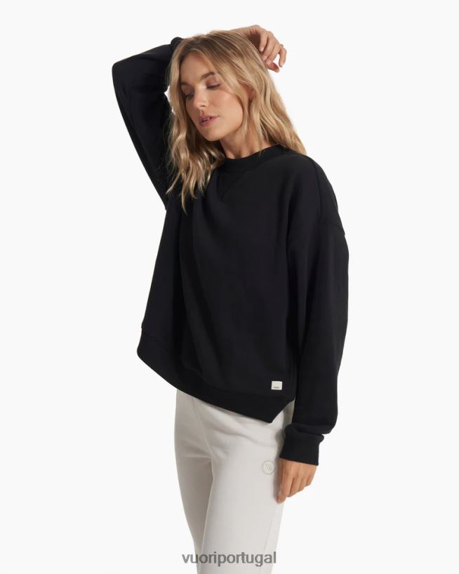 preto tripulação de sedona mulheres Vuori 68NJ8J118 roupas