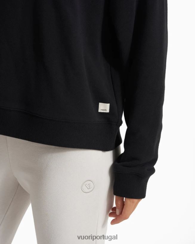 preto tripulação de sedona mulheres Vuori 68NJ8J118 roupas