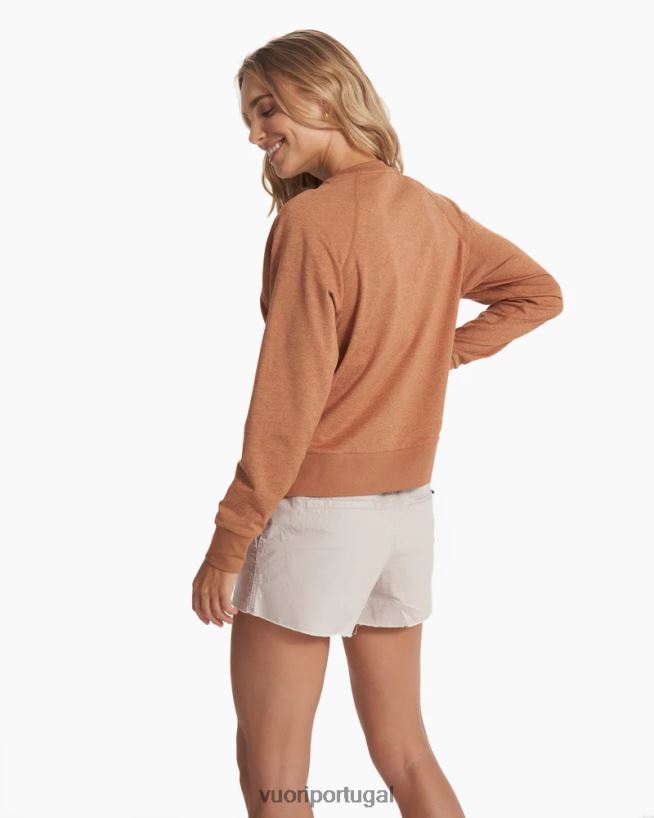 urze pau santo tripulação halo de manga longa mulheres Vuori 68NJ8J114 roupas