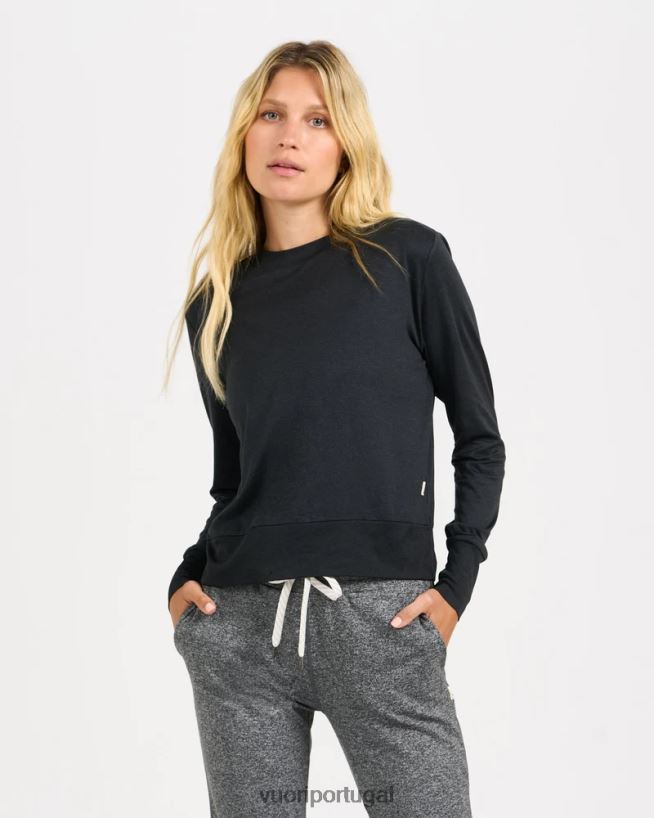 urze preta tripulação de sonho mulheres Vuori 68NJ8J135 roupas