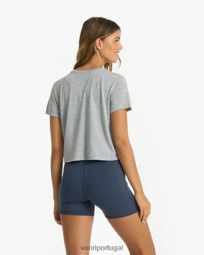 urze cinza bom dia camiseta mulheres Vuori 68NJ8J93 roupas