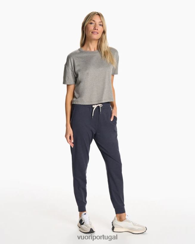 urze cinza camiseta de energia mulheres Vuori 68NJ8J109 roupas