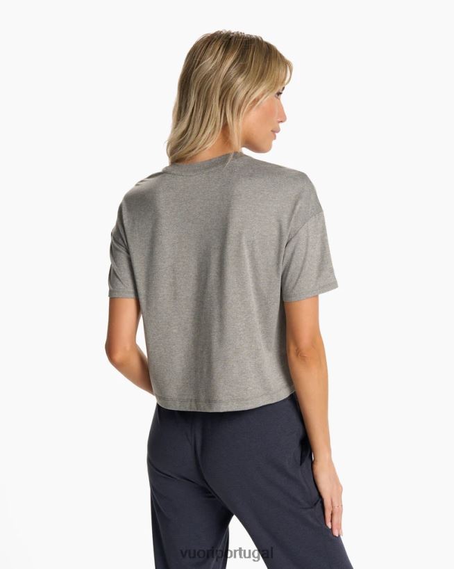 urze cinza camiseta de energia mulheres Vuori 68NJ8J109 roupas